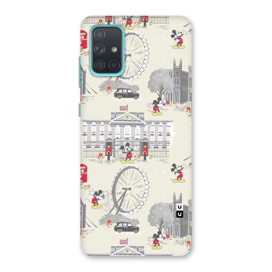 City Tour Pattern Back Case for Galaxy A71