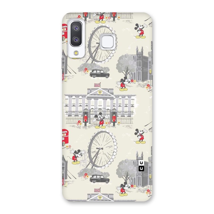 City Tour Pattern Back Case for Galaxy A8 Star