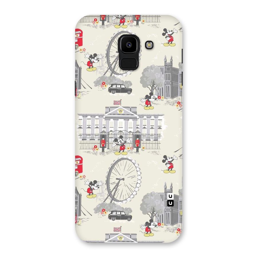 City Tour Pattern Back Case for Galaxy J6
