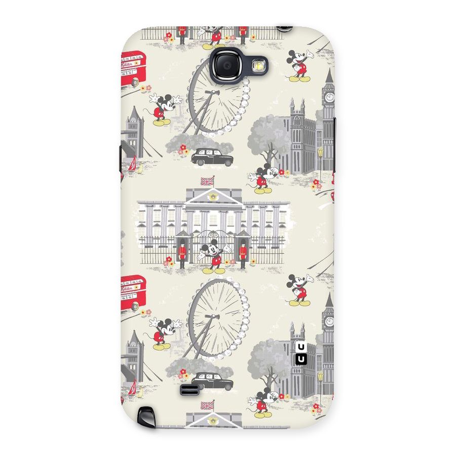City Tour Pattern Back Case for Galaxy Note 2