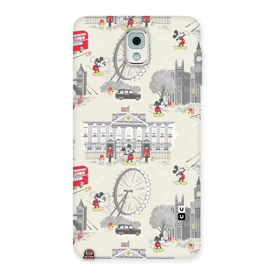 City Tour Pattern Back Case for Galaxy Note 3