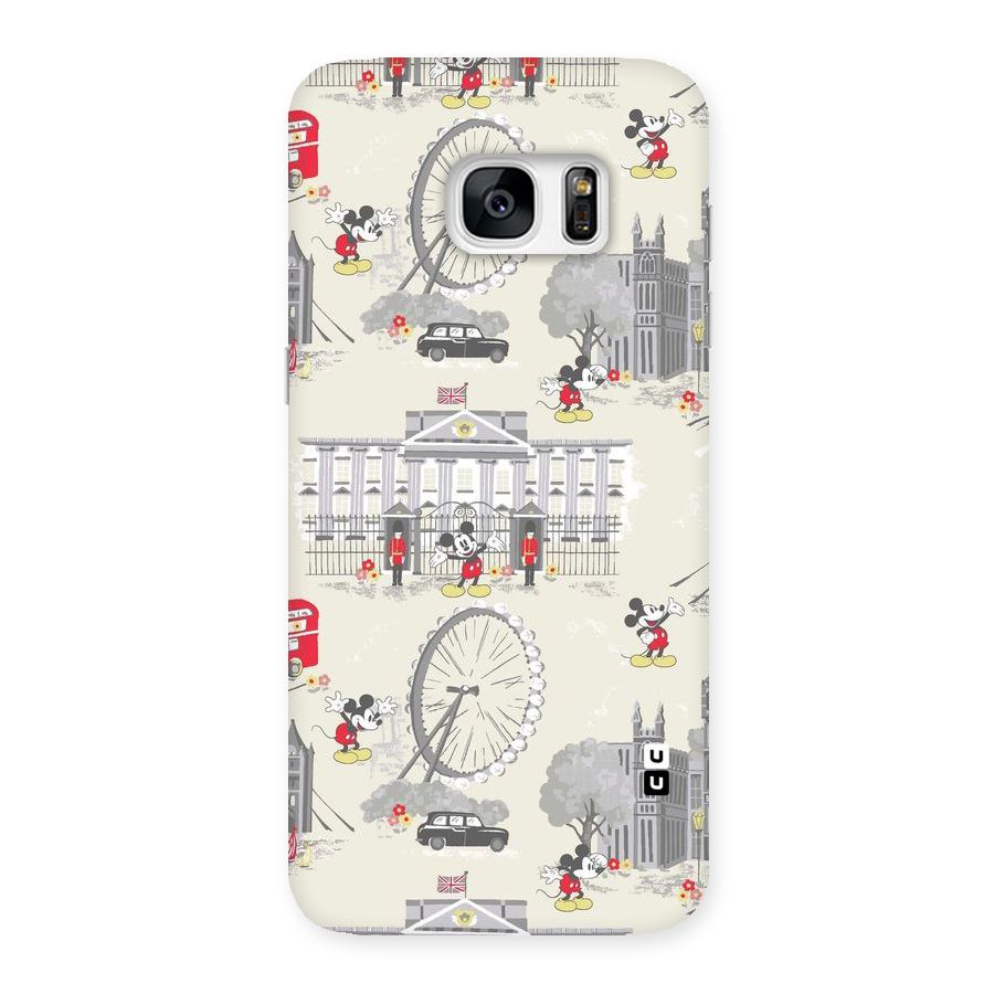 City Tour Pattern Back Case for Galaxy S7 Edge