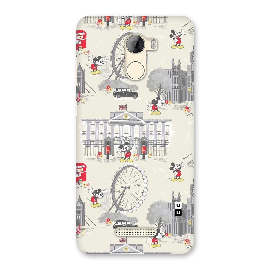 City Tour Pattern Back Case for Gionee A1 LIte