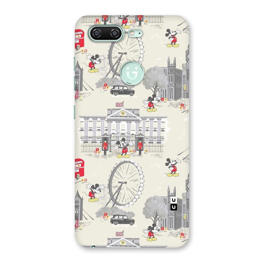 City Tour Pattern Back Case for Gionee S10