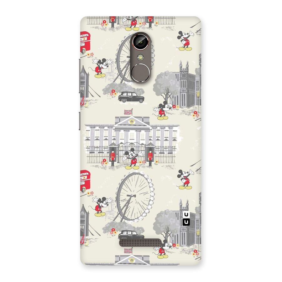 City Tour Pattern Back Case for Gionee S6s
