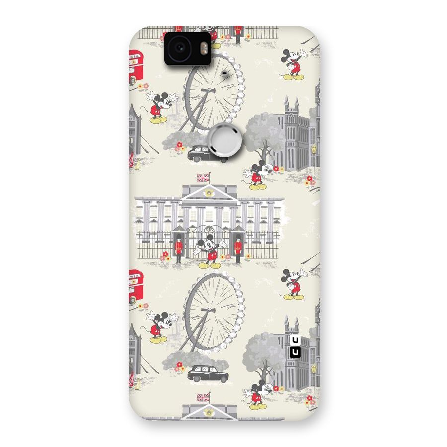 City Tour Pattern Back Case for Google Nexus-6P