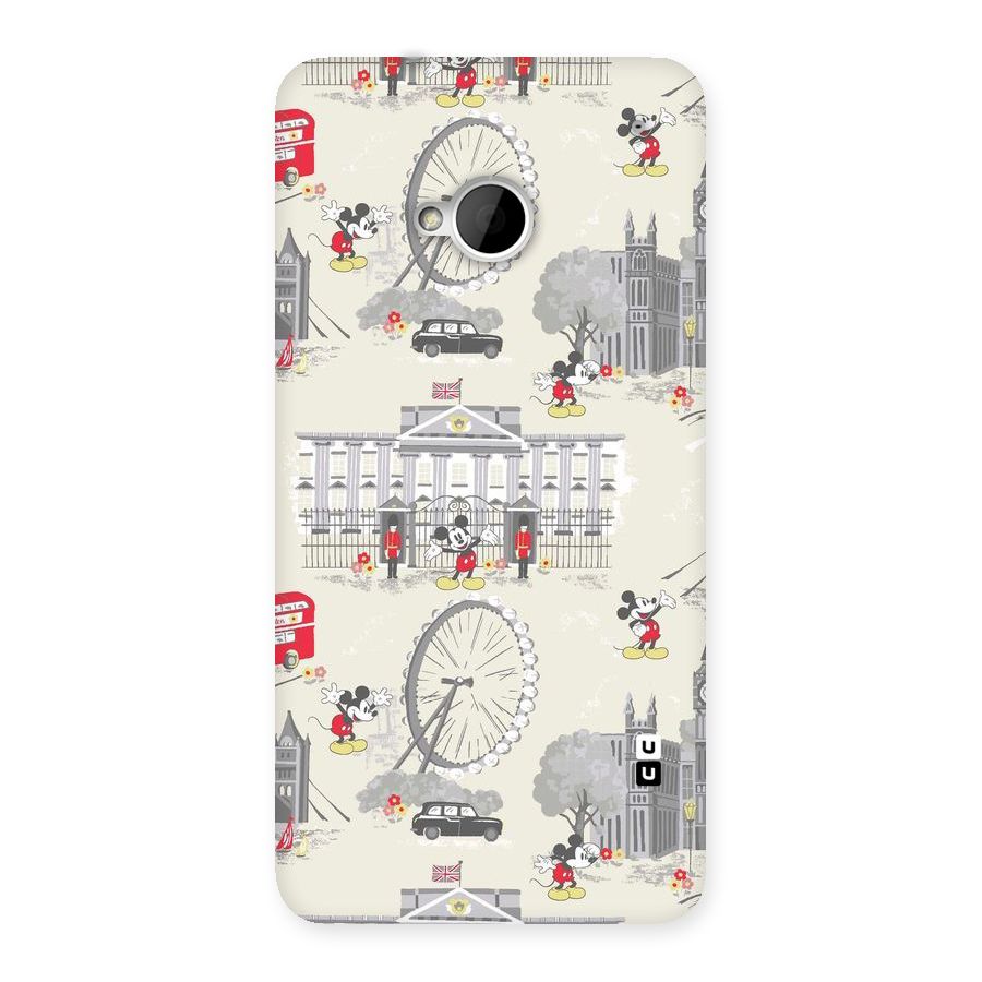 City Tour Pattern Back Case for HTC One M7