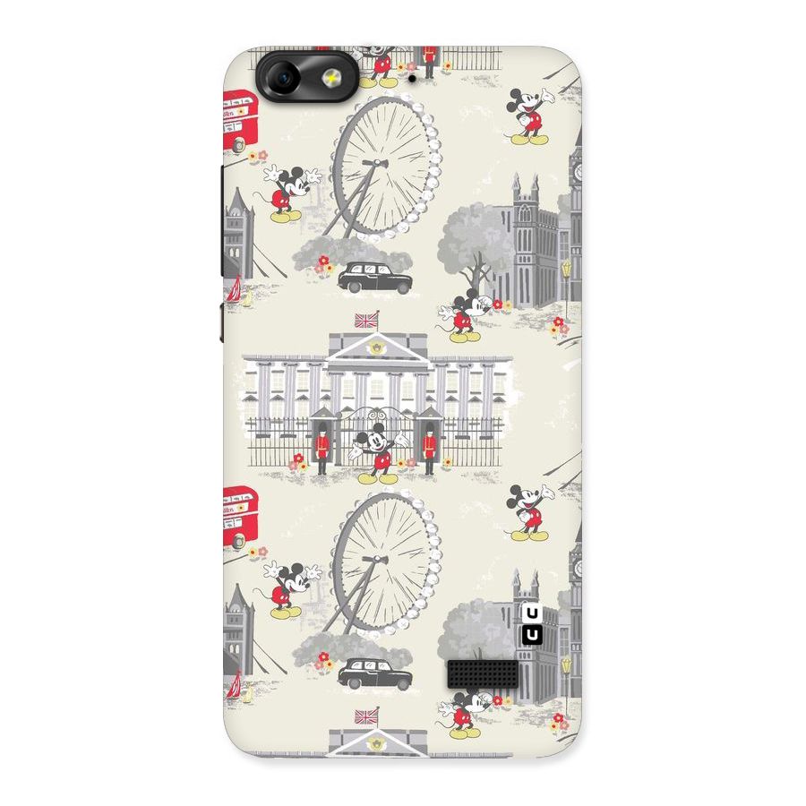 City Tour Pattern Back Case for Honor 4C