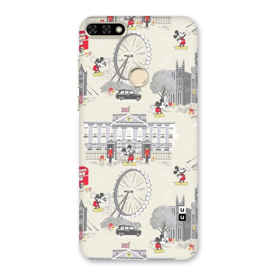 City Tour Pattern Back Case for Honor 7A
