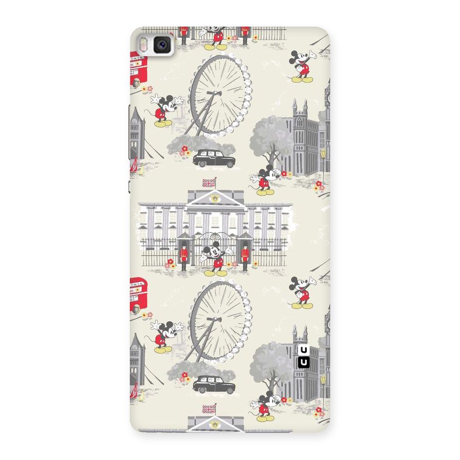 City Tour Pattern Back Case for Huawei P8