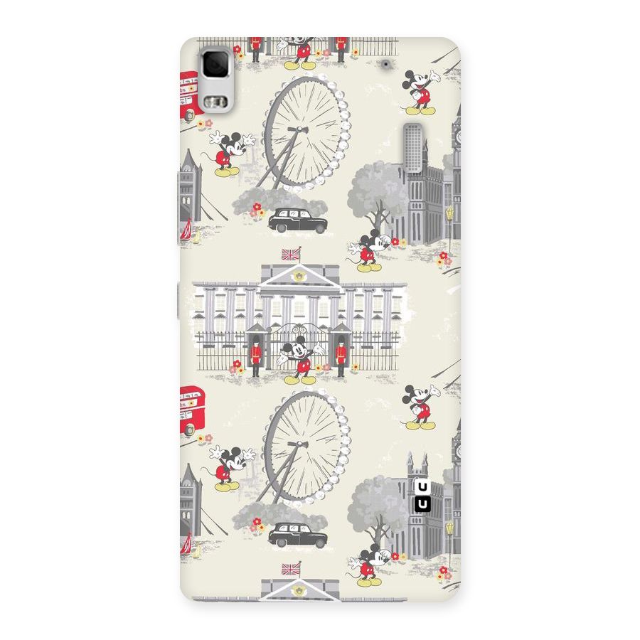 City Tour Pattern Back Case for Lenovo K3 Note