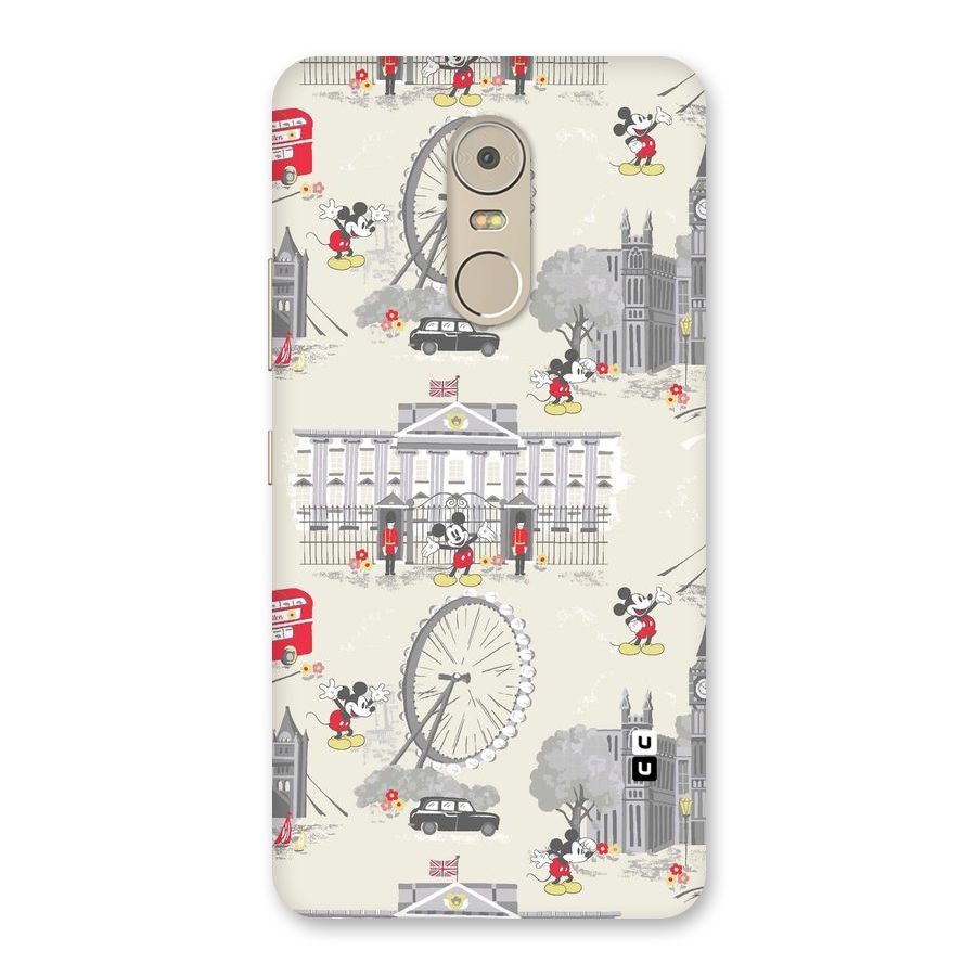 City Tour Pattern Back Case for Lenovo K6 Note