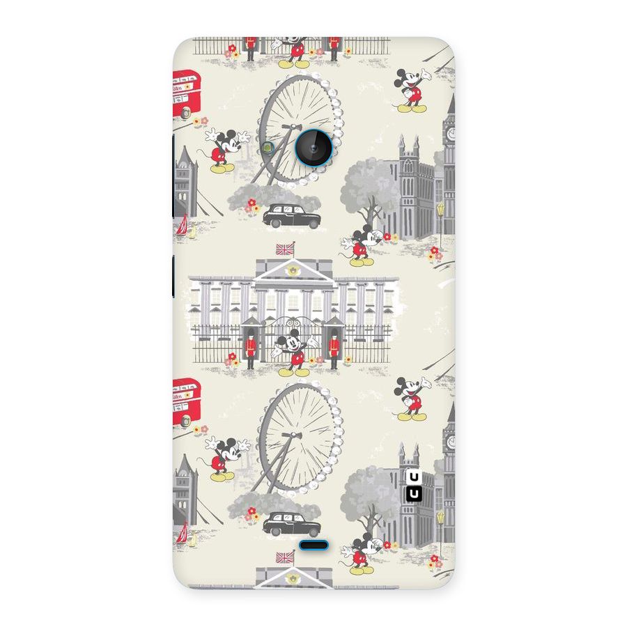 City Tour Pattern Back Case for Lumia 540