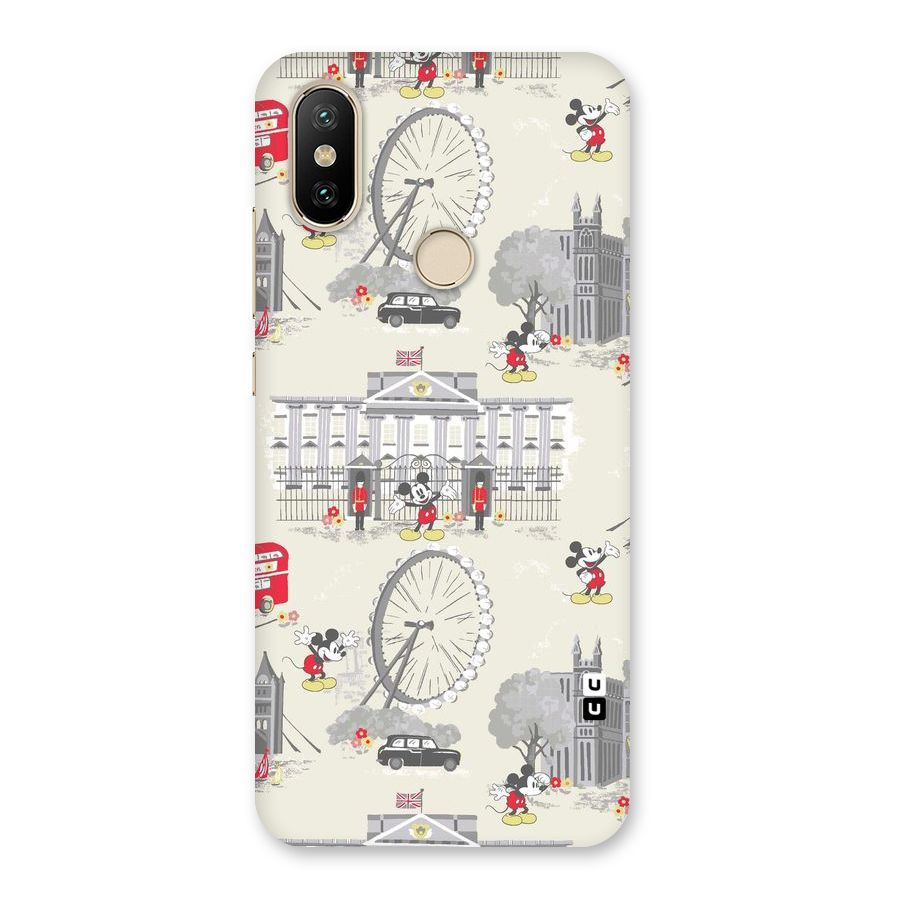 City Tour Pattern Back Case for Mi A2