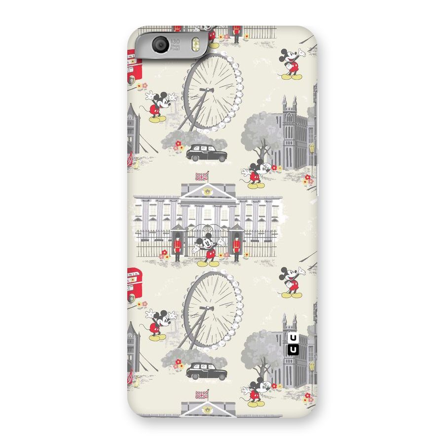 City Tour Pattern Back Case for Micromax Canvas Knight 2