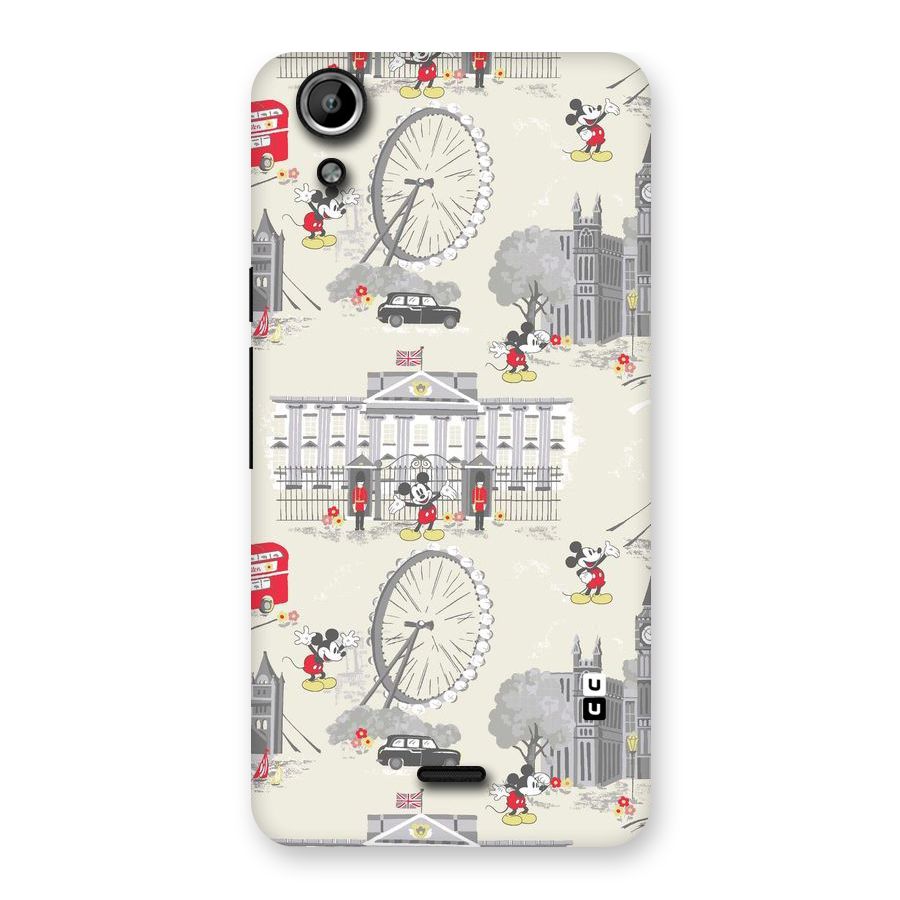 City Tour Pattern Back Case for Micromax Canvas Selfie Lens Q345