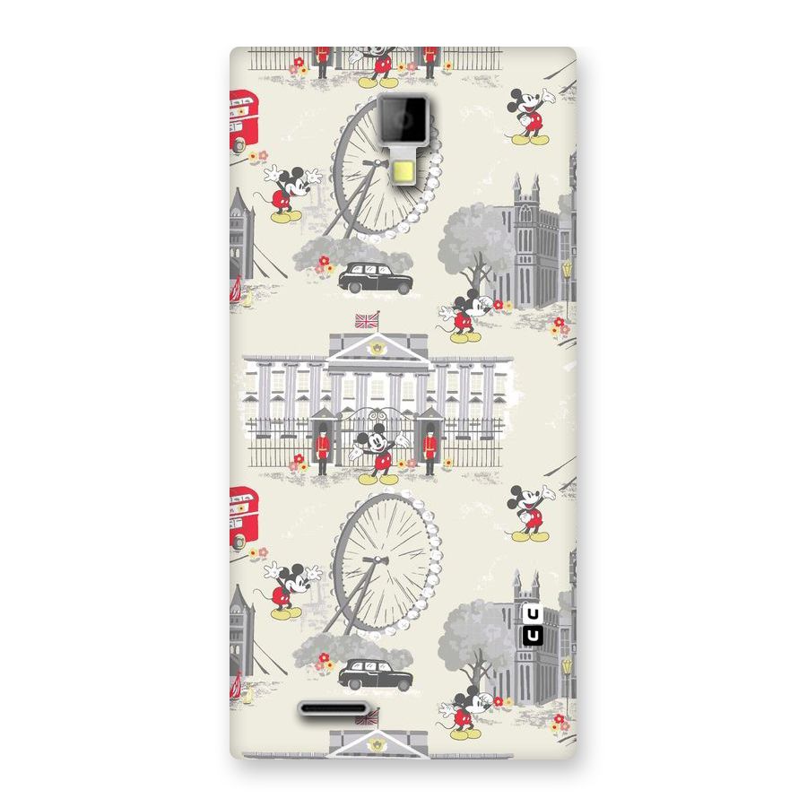 City Tour Pattern Back Case for Micromax Canvas Xpress A99