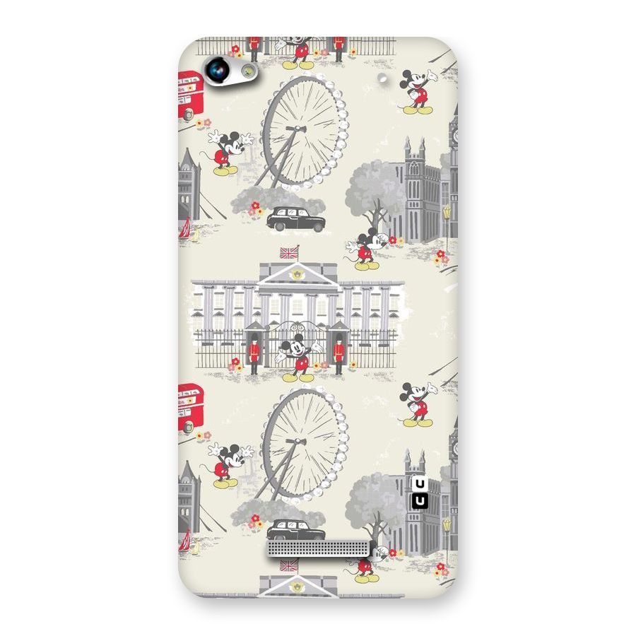 City Tour Pattern Back Case for Micromax Hue 2