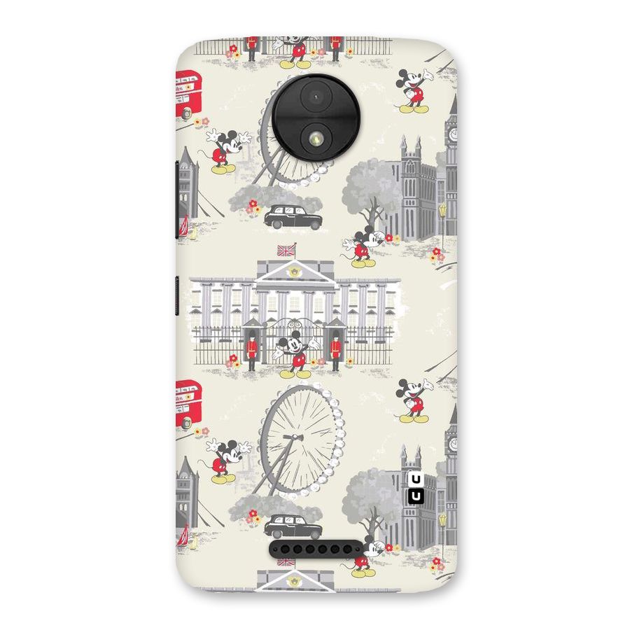 City Tour Pattern Back Case for Moto C