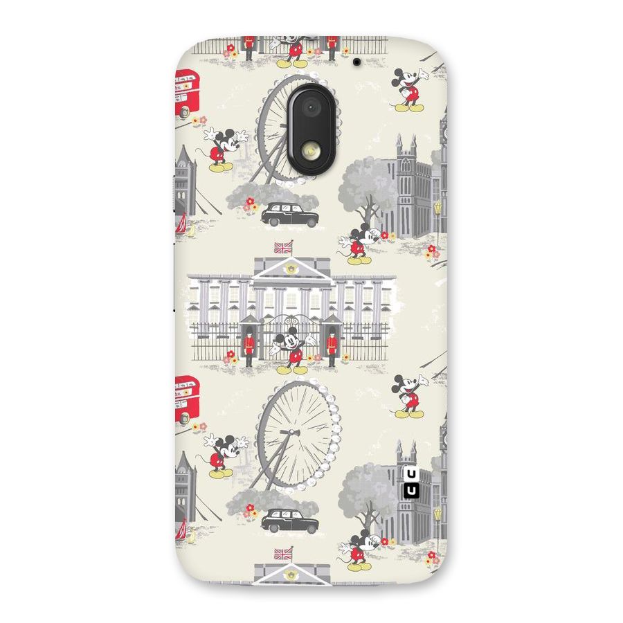 City Tour Pattern Back Case for Moto E3 Power