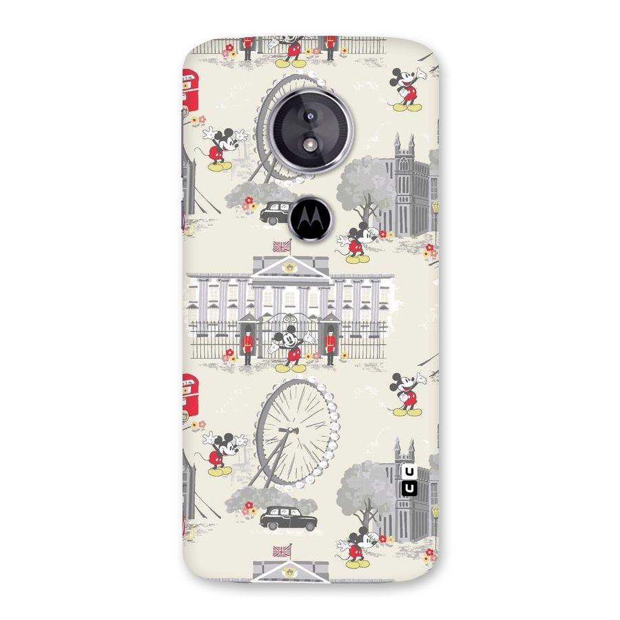 City Tour Pattern Back Case for Moto E5