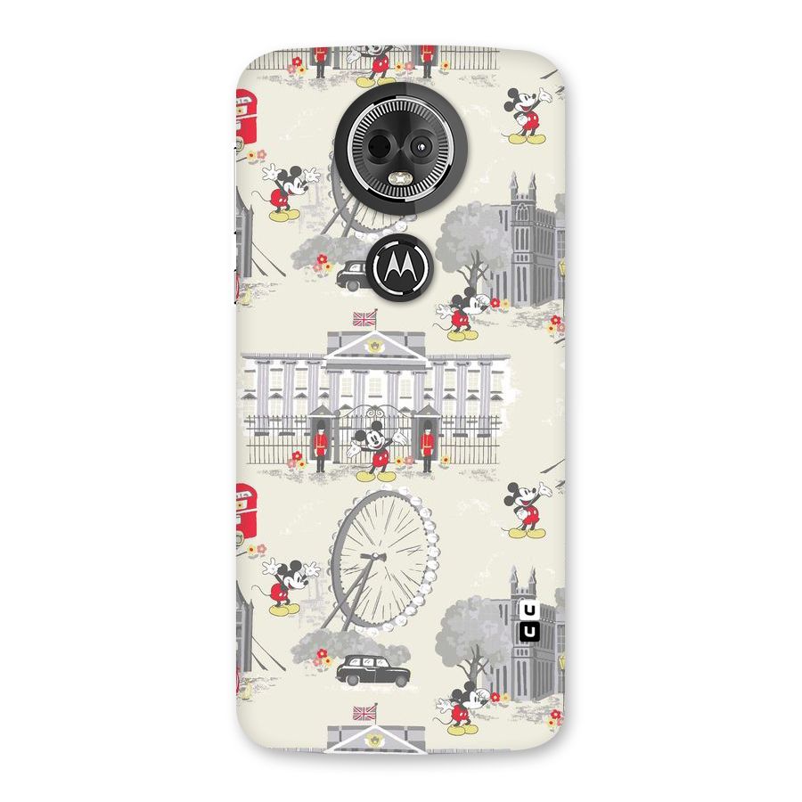 City Tour Pattern Back Case for Moto E5 Plus
