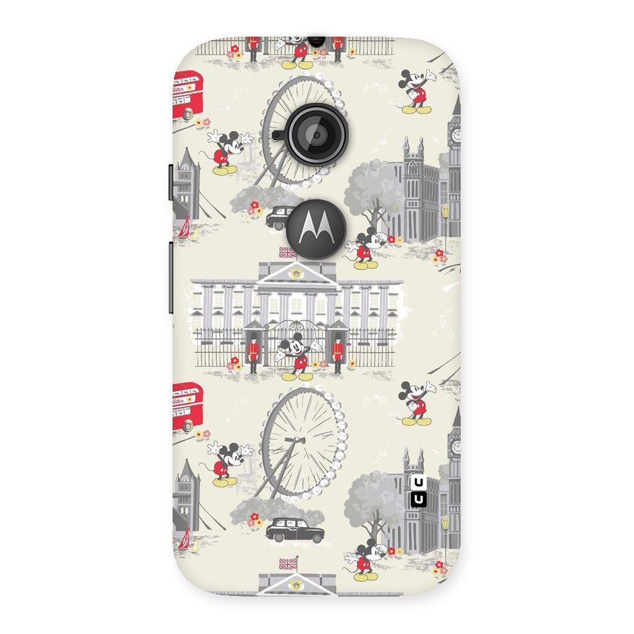 City Tour Pattern Back Case for Moto E 2nd Gen