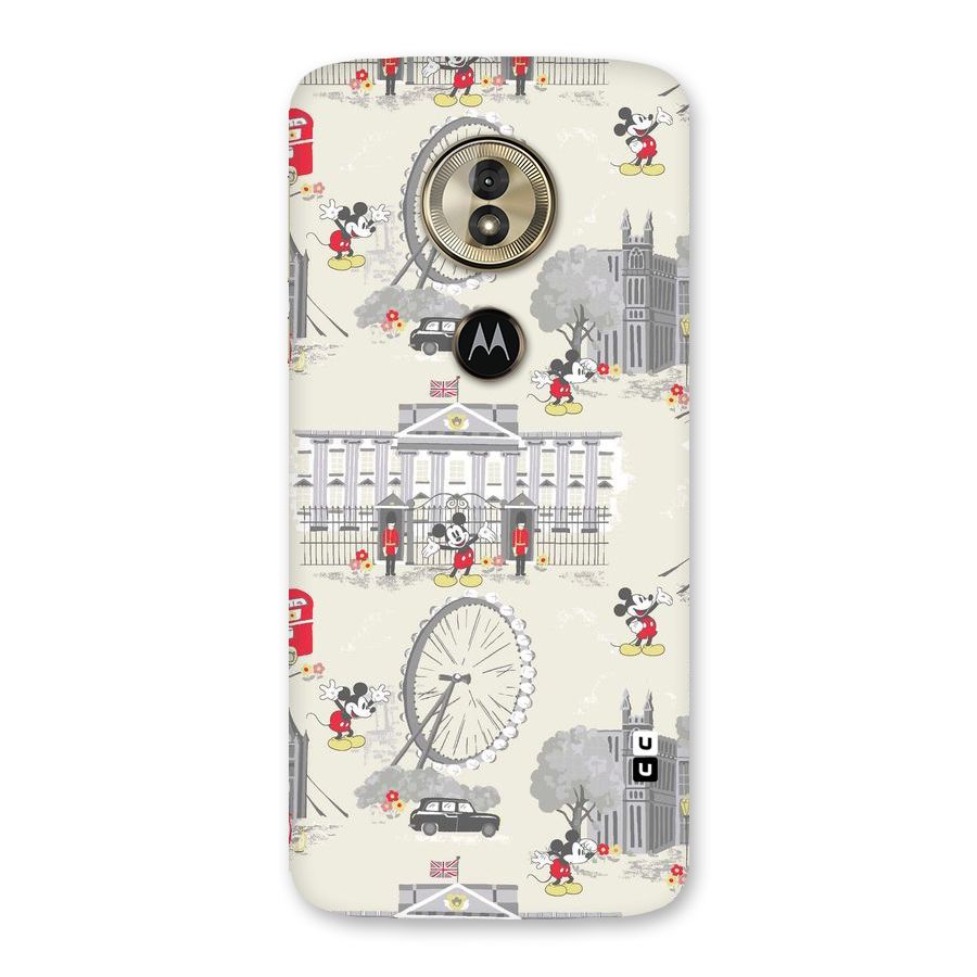 City Tour Pattern Back Case for Moto G6 Play