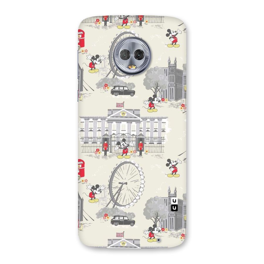City Tour Pattern Back Case for Moto G6 Plus