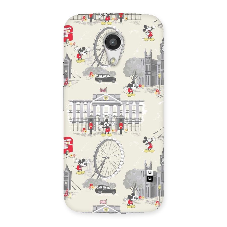 City Tour Pattern Back Case for Moto G 2nd Gen