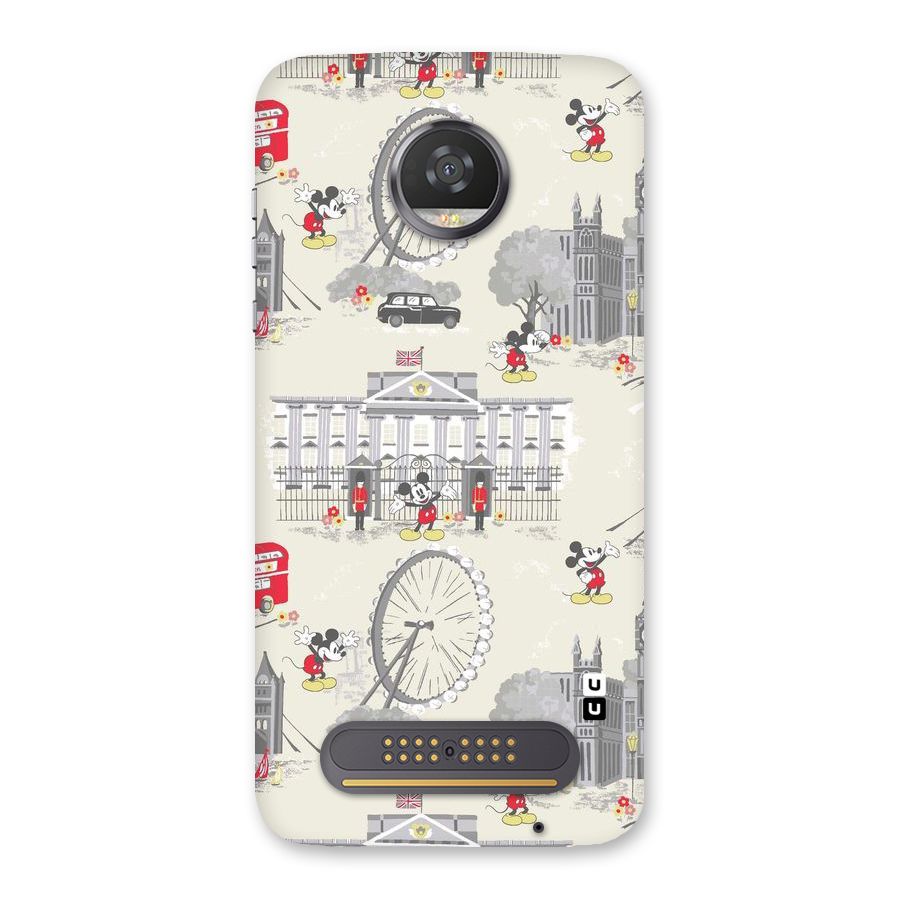 City Tour Pattern Back Case for Moto Z2 Play