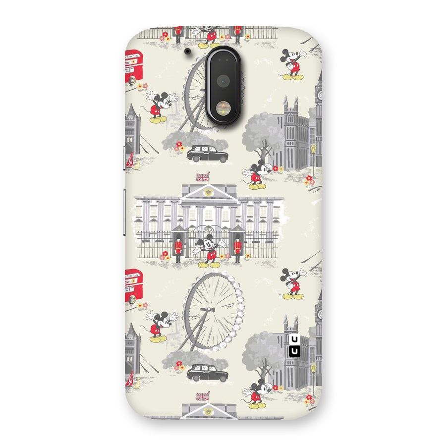 City Tour Pattern Back Case for Motorola Moto G4