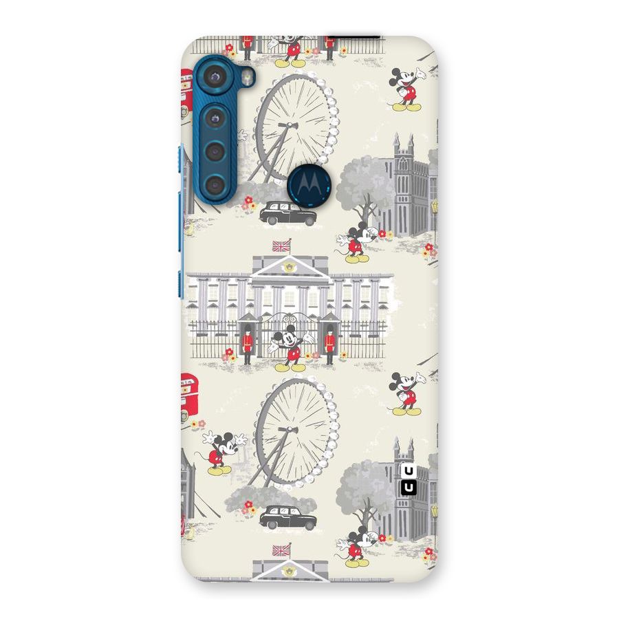 City Tour Pattern Back Case for Motorola One Fusion Plus