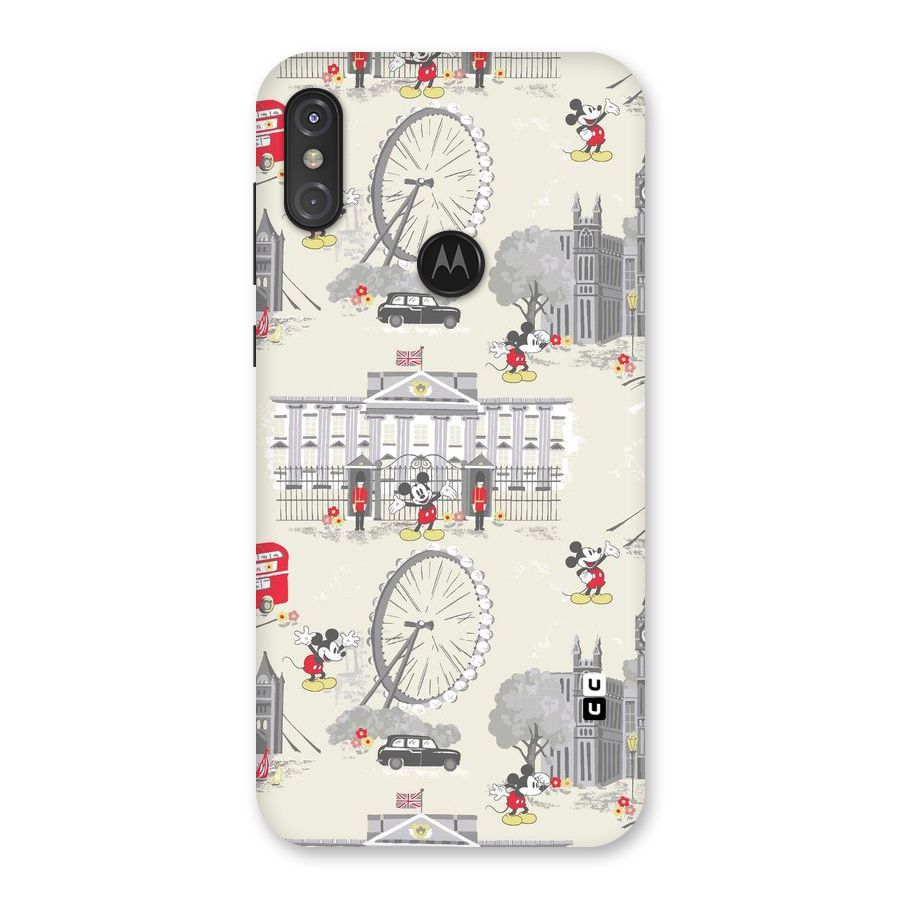 City Tour Pattern Back Case for Motorola One Power