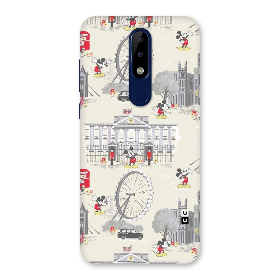 City Tour Pattern Back Case for Nokia 5.1 Plus