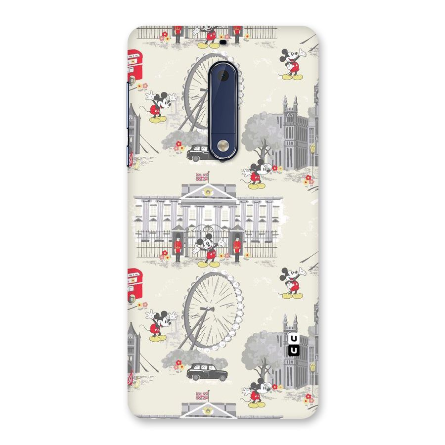 City Tour Pattern Back Case for Nokia 5