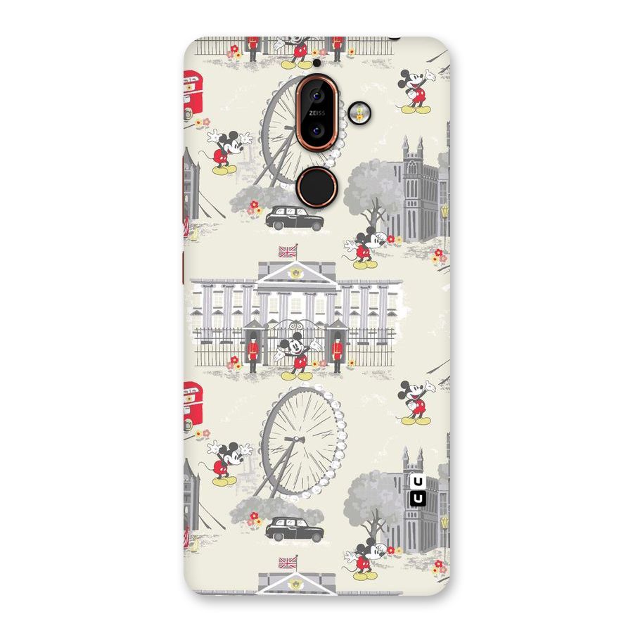 City Tour Pattern Back Case for Nokia 7 Plus