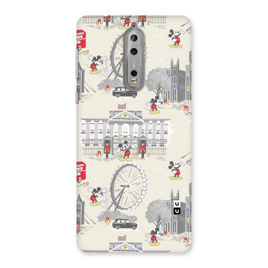 City Tour Pattern Back Case for Nokia 8