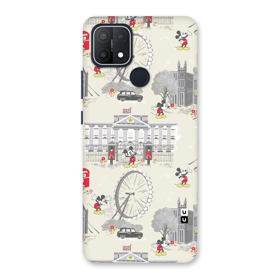City Tour Pattern Back Case for Oppo A15s