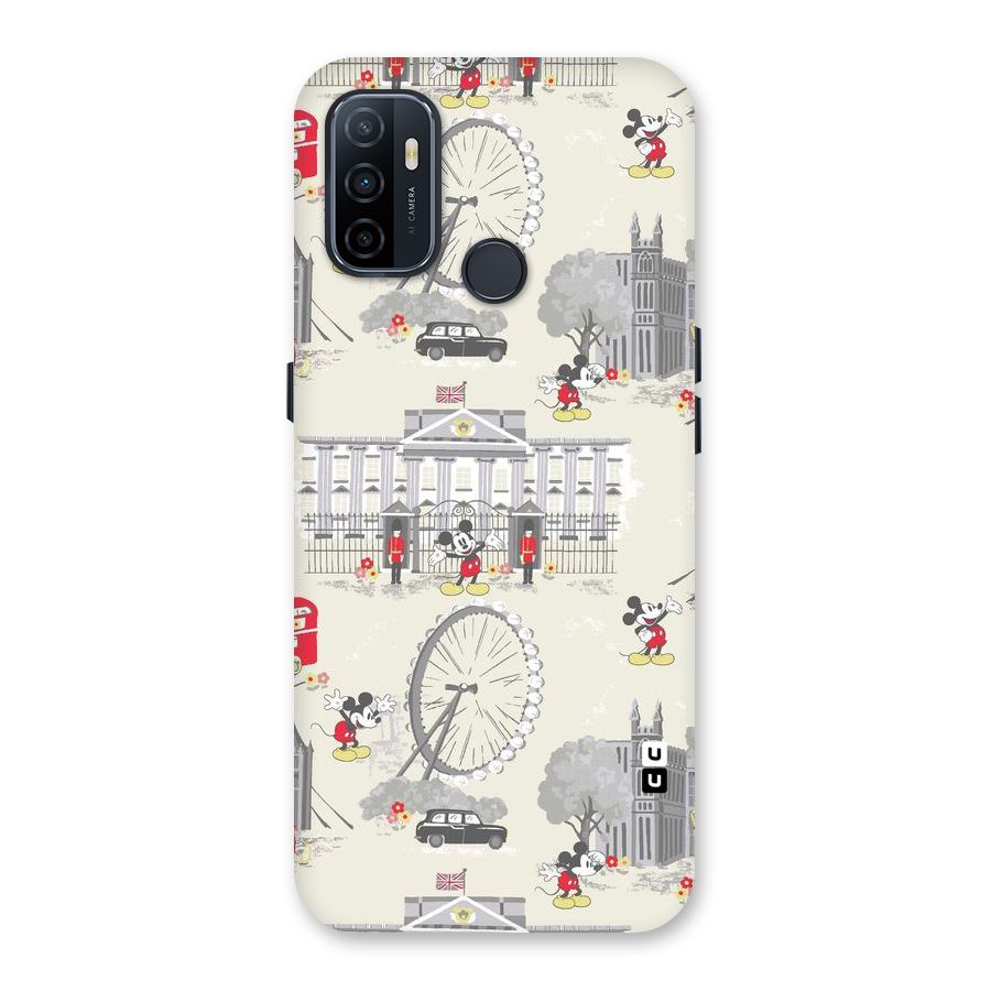 City Tour Pattern Back Case for Oppo A32