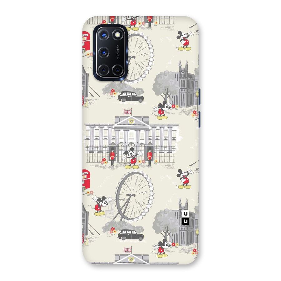 City Tour Pattern Back Case for Oppo A52