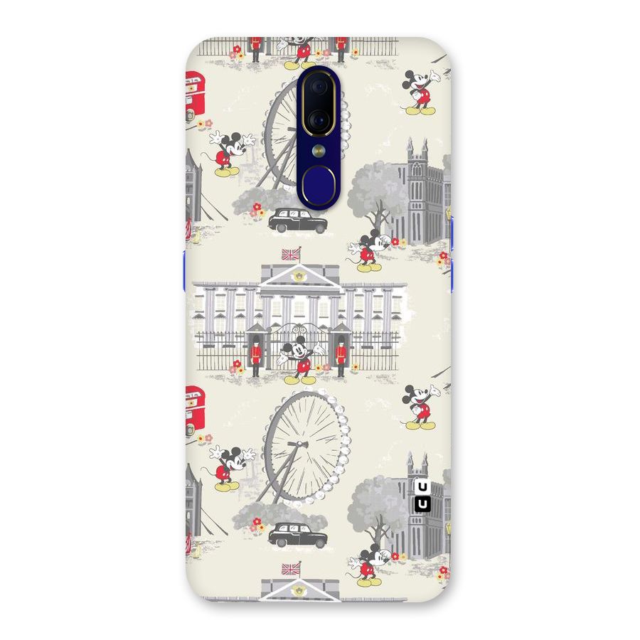 City Tour Pattern Back Case for Oppo F11