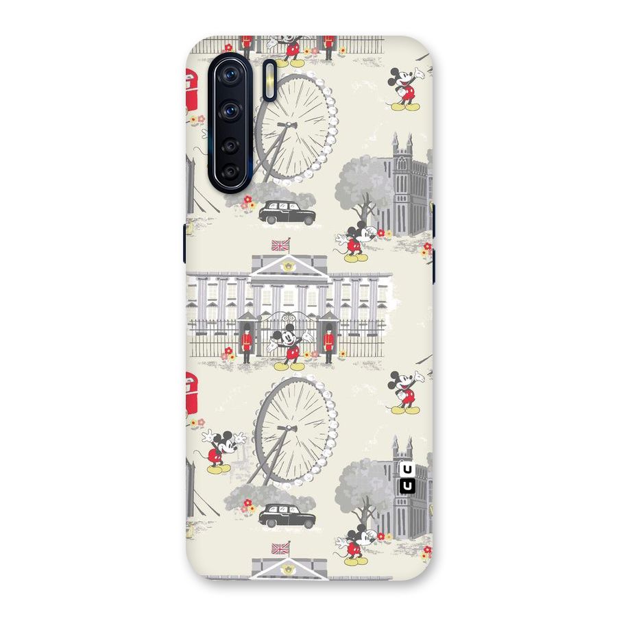 City Tour Pattern Back Case for Oppo F15