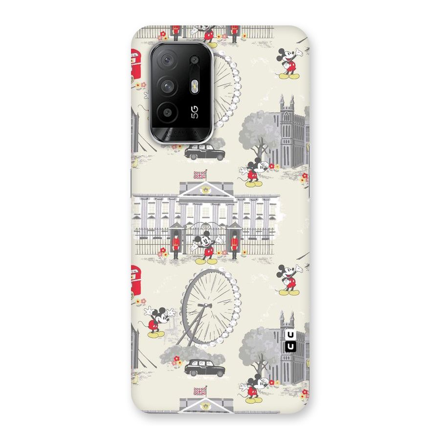 City Tour Pattern Back Case for Oppo F19 Pro Plus 5G