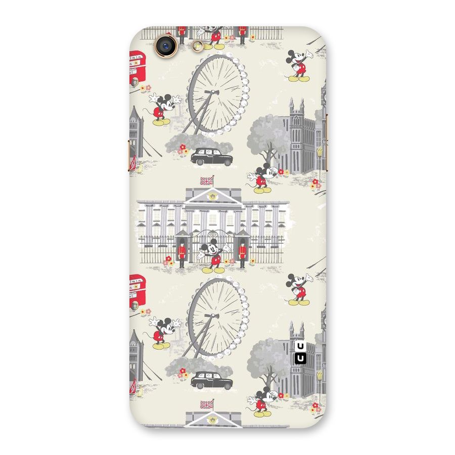 City Tour Pattern Back Case for Oppo F3