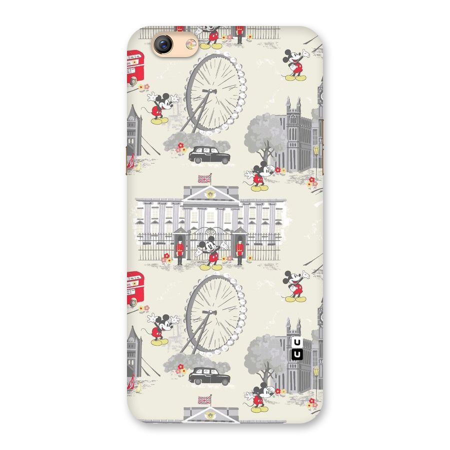 City Tour Pattern Back Case for Oppo F3 Plus