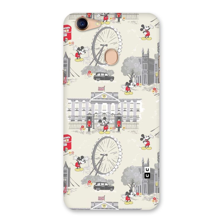 City Tour Pattern Back Case for Oppo F5