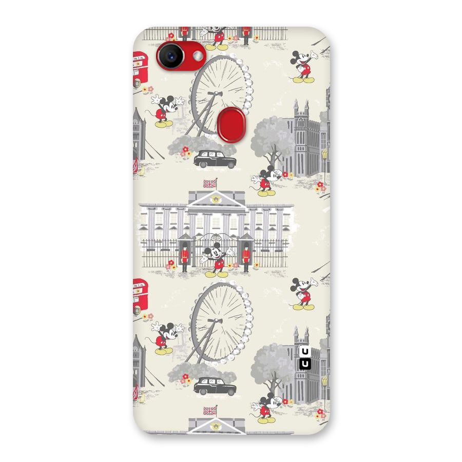 City Tour Pattern Back Case for Oppo F7