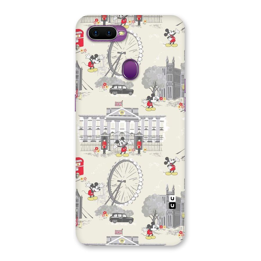 City Tour Pattern Back Case for Oppo F9