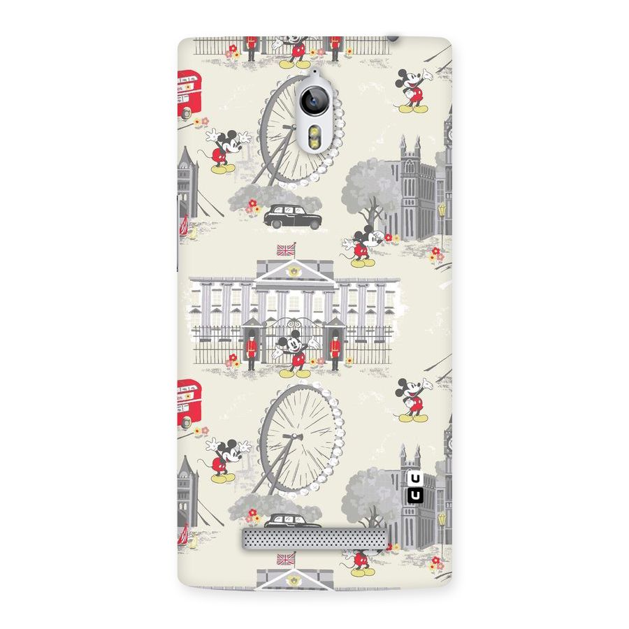 City Tour Pattern Back Case for Oppo Find 7